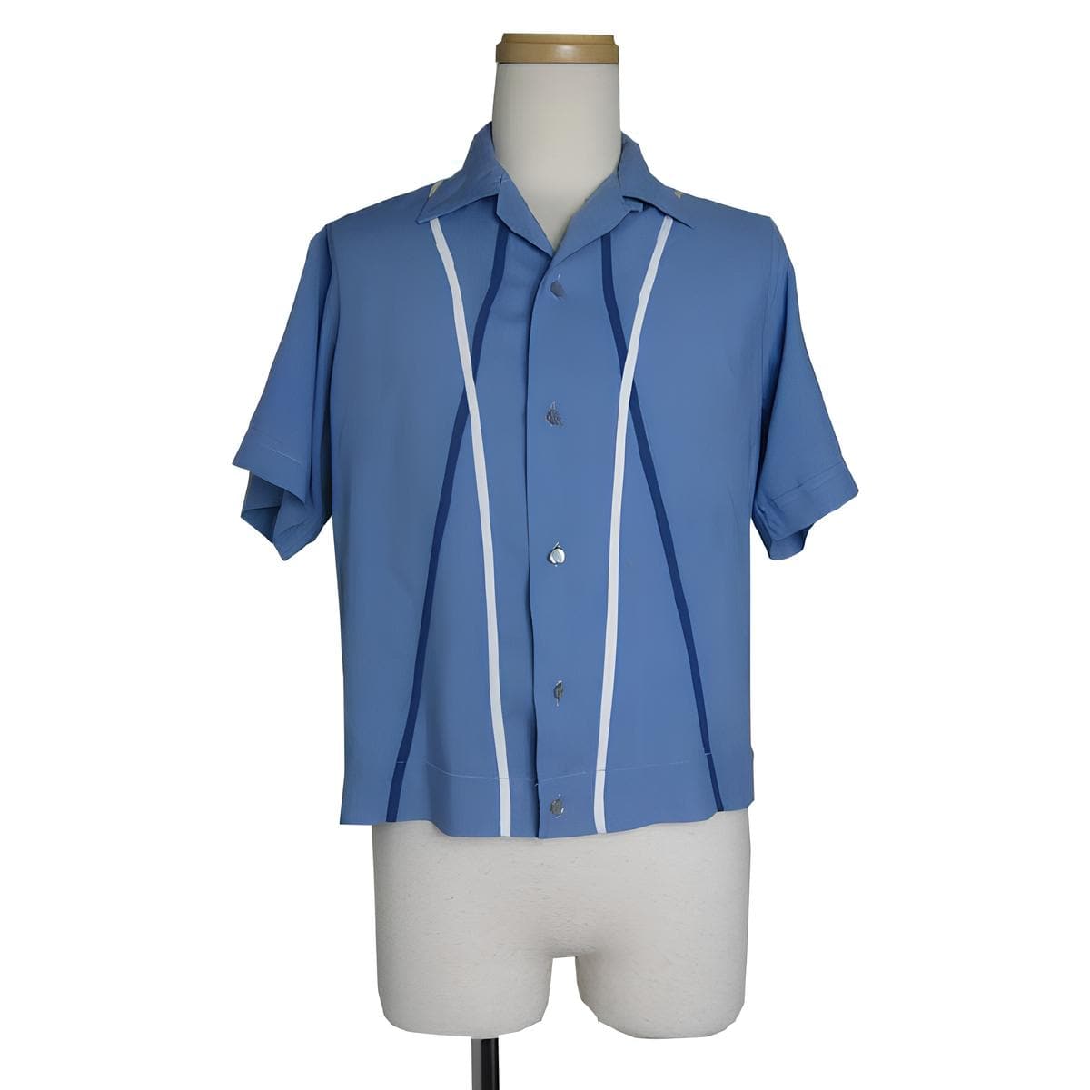 60's ヴィンテージ ロカビリーシャツ California palm 半袖　レーヨン シャツ