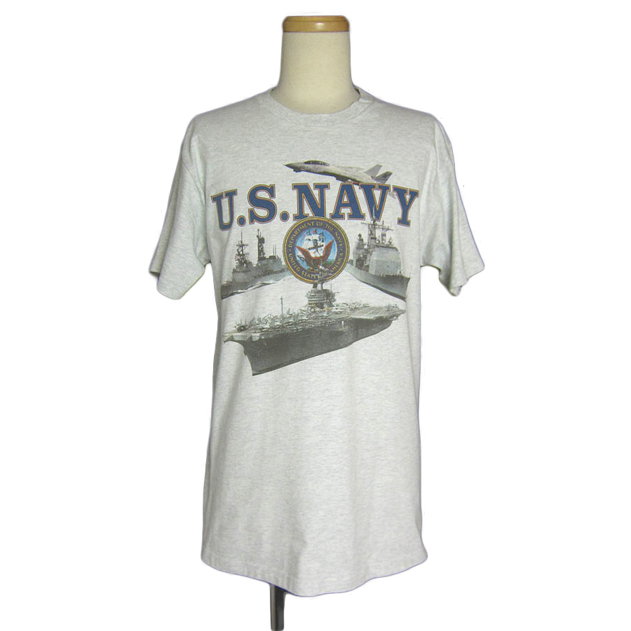 ミリタリー Tシャツ U.S.NAVY 海軍 プリント