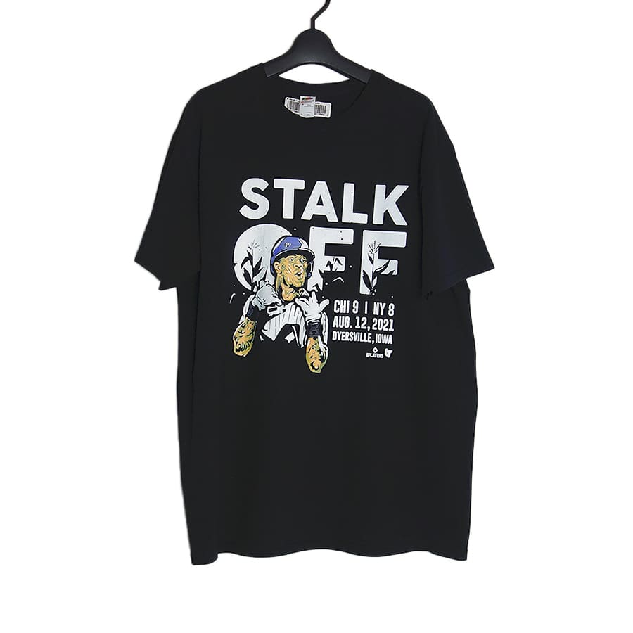 STALK OFF プリントTシャツ 新品デッドストック FRUIT OF THE LOOM 黒 L