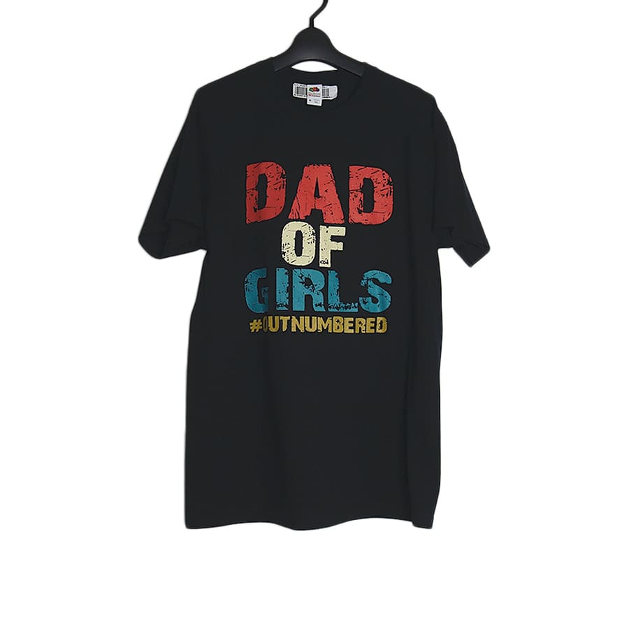 DAD OF GIRLS プリントTシャツ 新品 デッドストック 黒 M