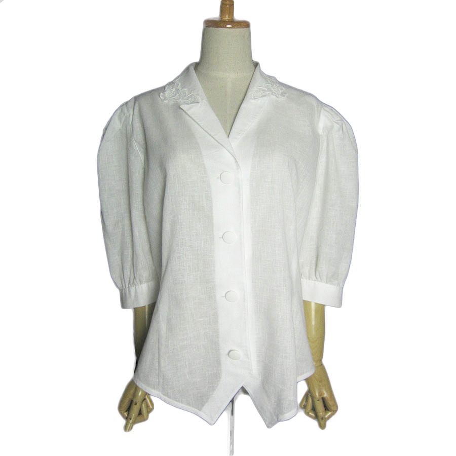 ヴィンテージチロルブラウス 白 tru blouse