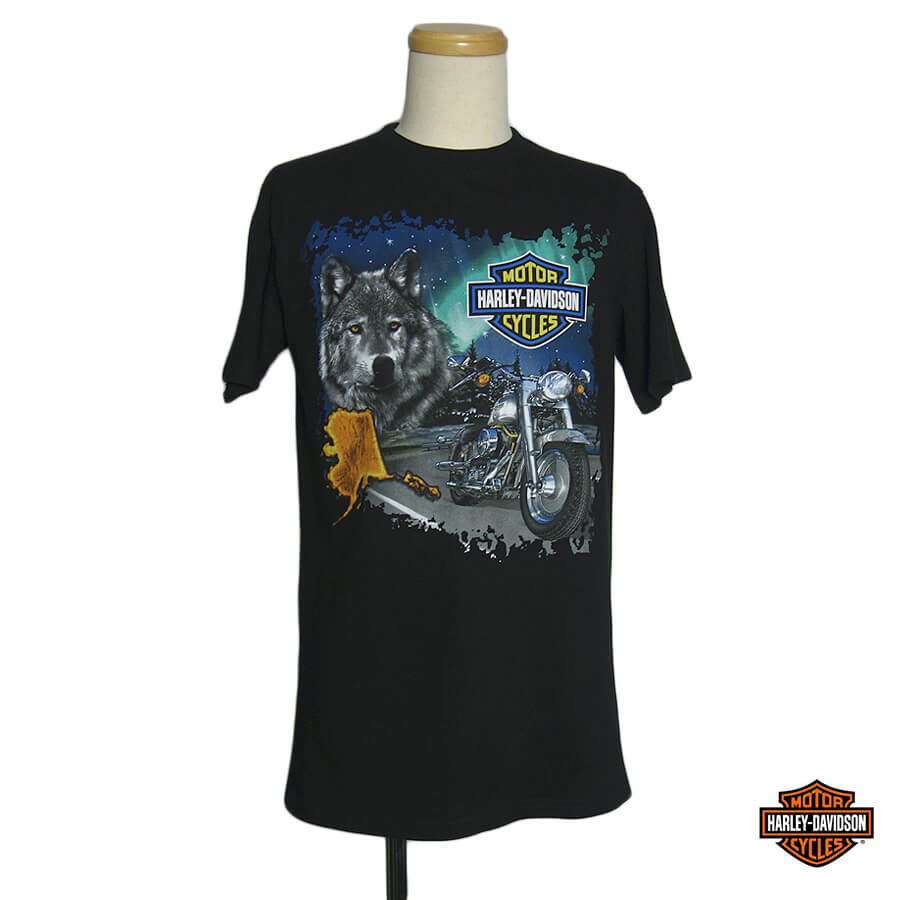 バイカーTシャツ HARLEY-DAVIDSON ハーレーダビッドソン｜古着通販 ...