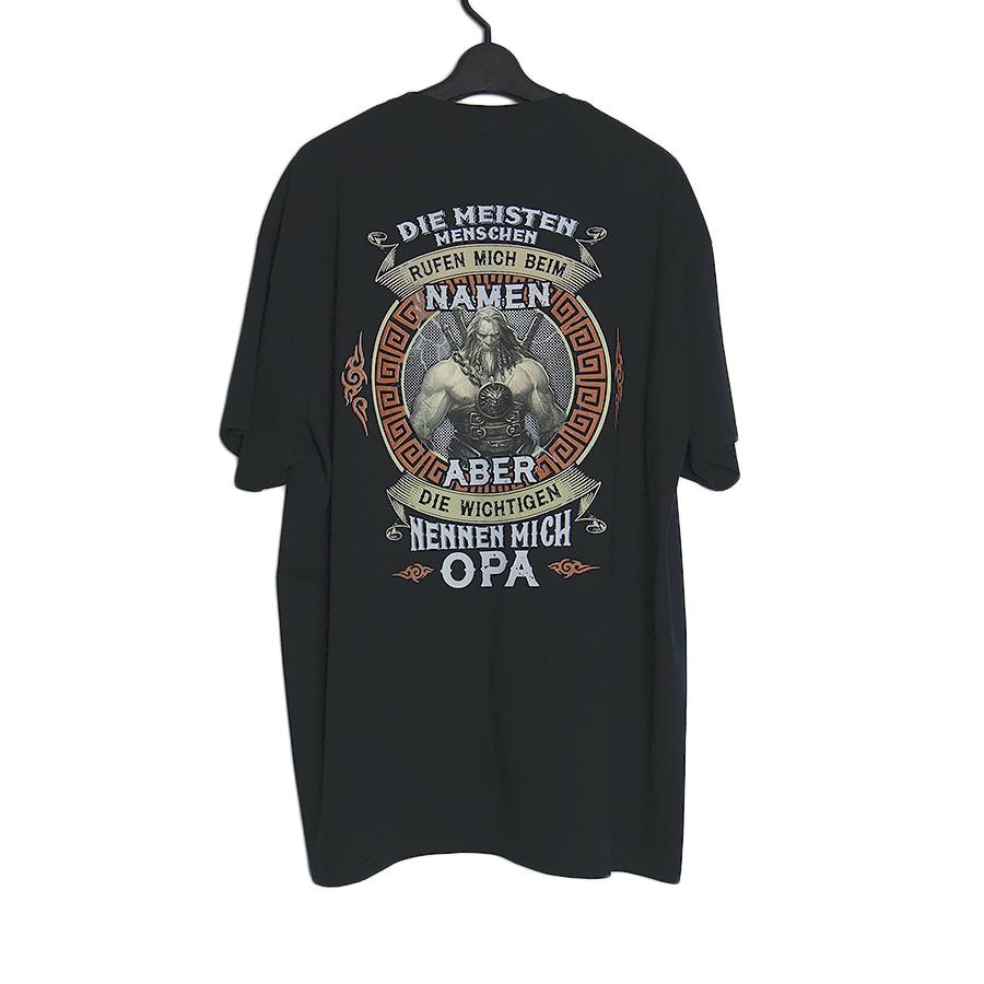 OPA バックプリントTシャツ 新品 デッドストック FRUIT OF THE LOOM 黒 XL