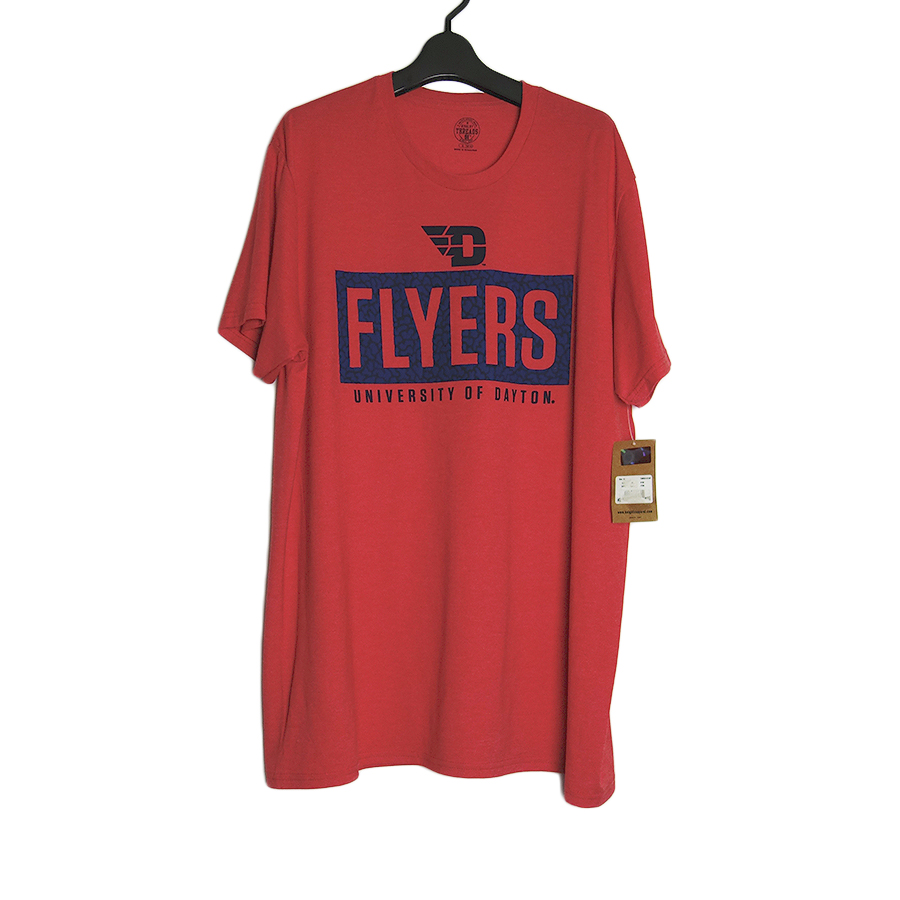 DAYTON FLYERS プリントTシャツ 新品 RIVALRY THREADS 赤 XL