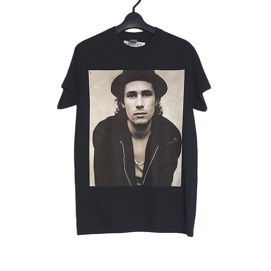 ミュージシャンJEFF BUCKLEY プリントTシャツ 新品 デッドストック GILDAN 黒 S