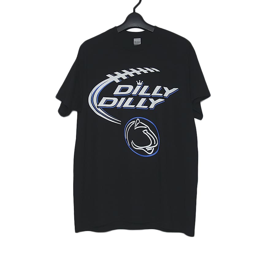 DILLY DILLY プリントTシャツ 新品 デッドストック GILDAN 黒 M