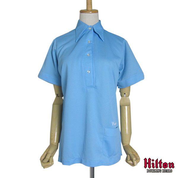 HILTON ビンテージ プルオーバー ボウリングシャツ レディース アメリカ