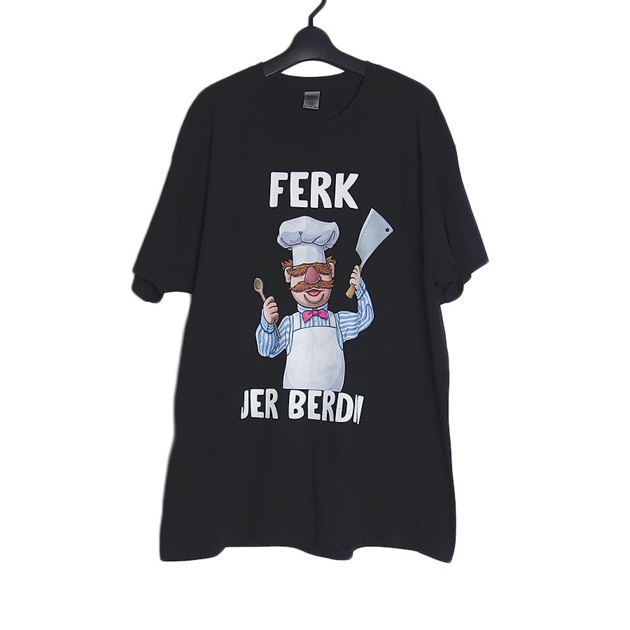 FERK JER BERDIN プリントTシャツ 新品 デッドストック GILDAN 黒 XL