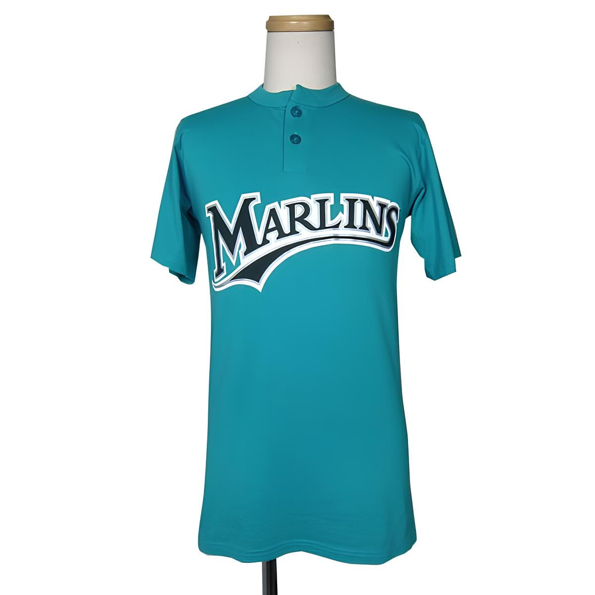 MARLINS ヘンリーネック ベースボール Tシャツ 背番号入り マーリンズ