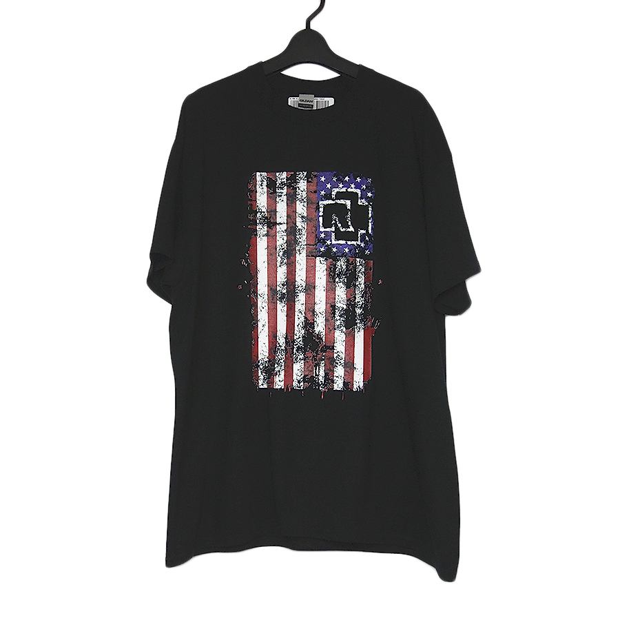 ラムシュタイン Amerika プリントTシャツ 新品 デッドストック 黒 XL