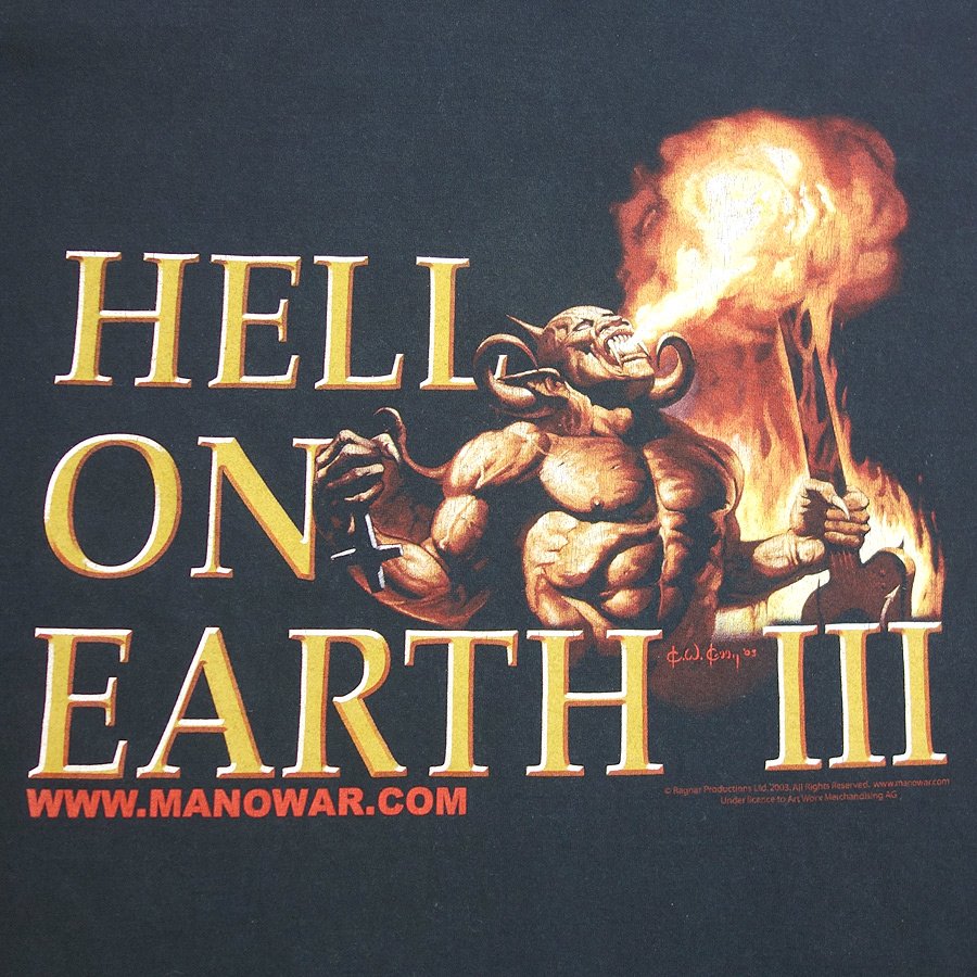 ロックTシャツ MANOWAR｜古着通販ショップ【異国屋】