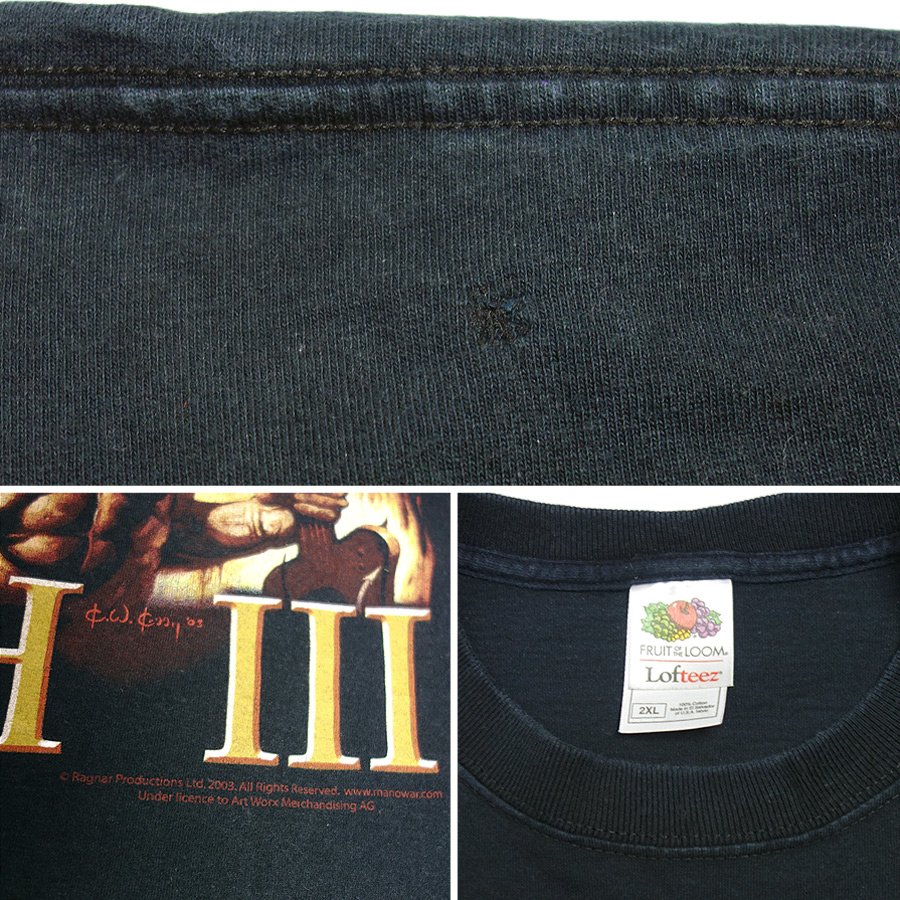 ロックTシャツ MANOWAR｜古着通販ショップ【異国屋】