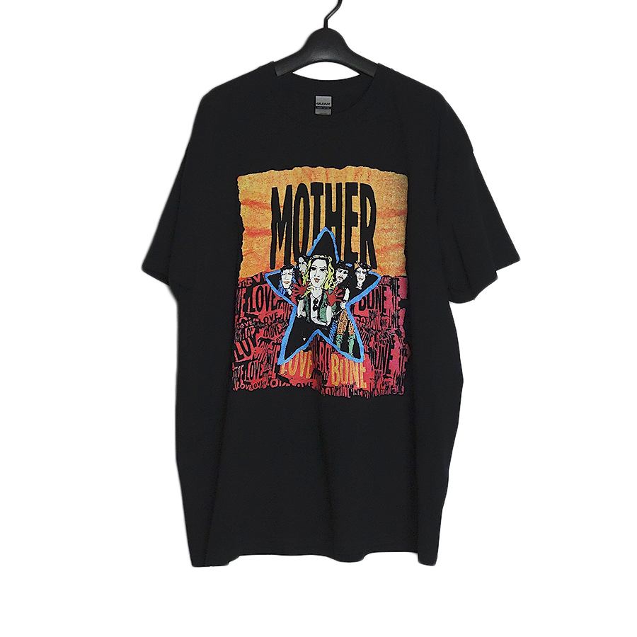 MOTHER LOVE BONE プリントTシャツ 新品 デッドストック GILDAN 黒 XL