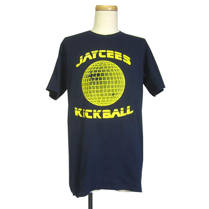 GILDAN プリントTシャツ 紺色 KICKBALL