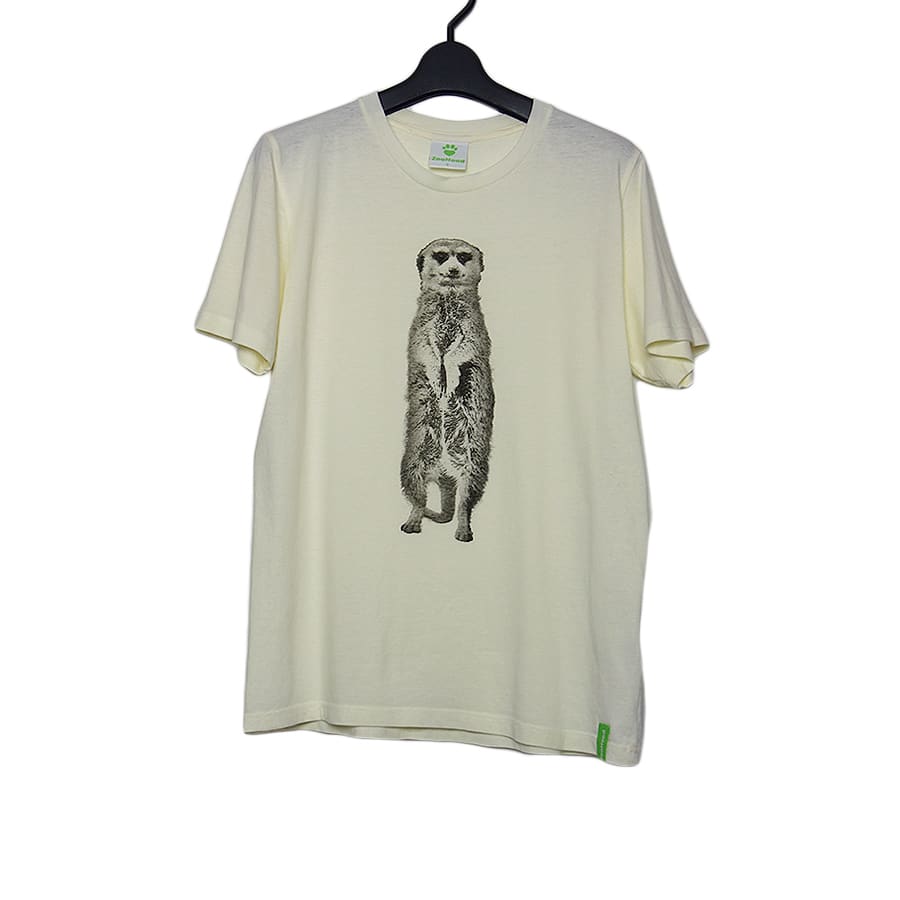 ミーアキャット アニマル プリントTシャツ ZooHood S｜古着通販