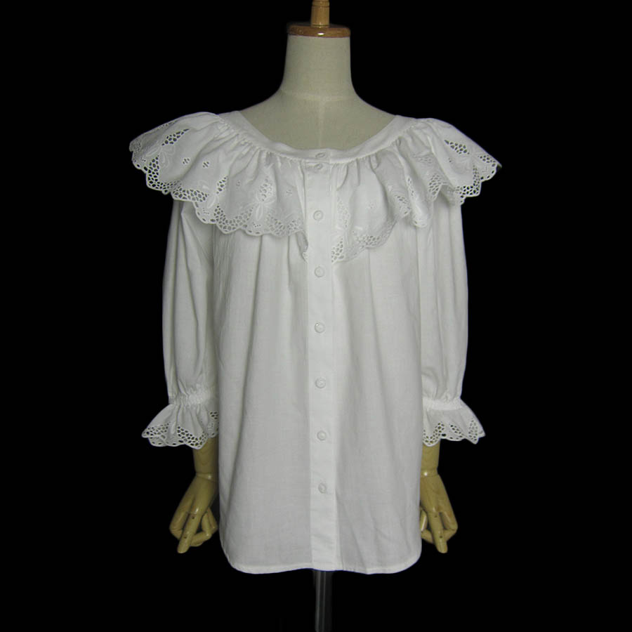 チロルブラウス 白 tru blouse
