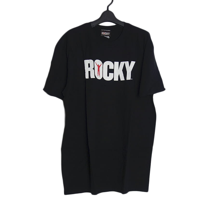 新品  ロッキー 映画 プリントTシャツ ROCKY 黒 2XL