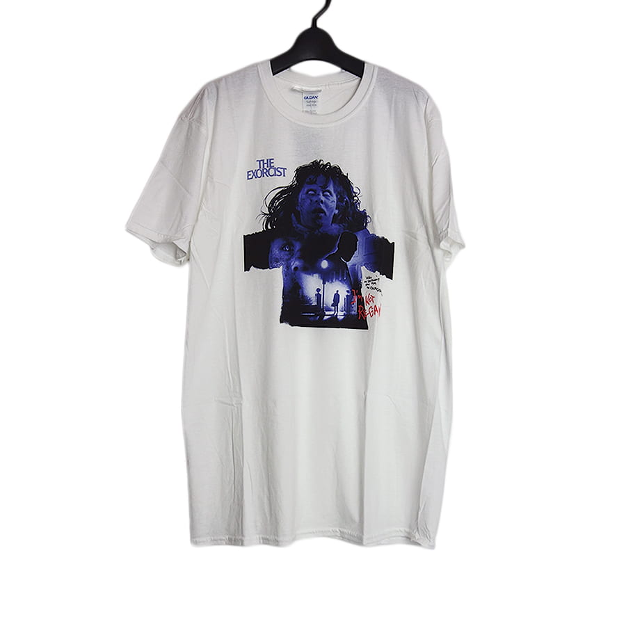 新品 エクソシスト 映画 プリントTシャツ THE EXORCIST 白 XL｜古着