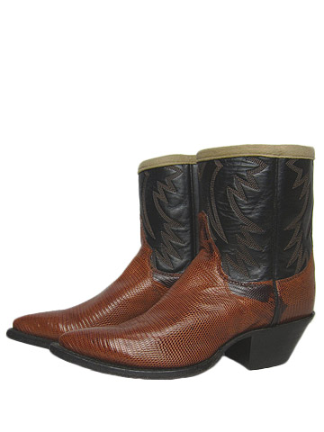 Justin リザード革 リメイク ウエスタンブーツ 23.0cm｜古着通販  