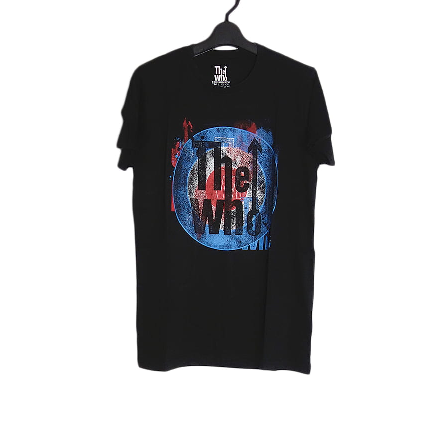 新品 ザ・フー バンド プリントTシャツ The Who 黒 M ロックtシャツ