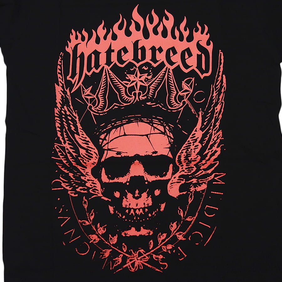 新品 ヘイトブリード バンド プリントTシャツ hatebreed 黒 M ロックt