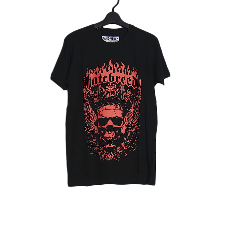 新品 ヘイトブリード バンド プリントTシャツ hatebreed 黒 M ロックtシャツ