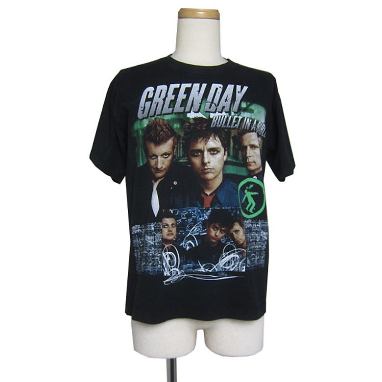 ロックTシャツ GREEN DAY バンドtシャツ 黒