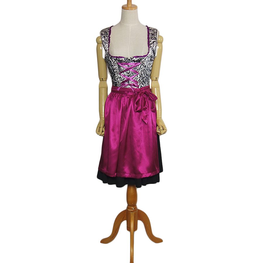 前掛け付き チロルワンピース　Almenrausch ディアンドル