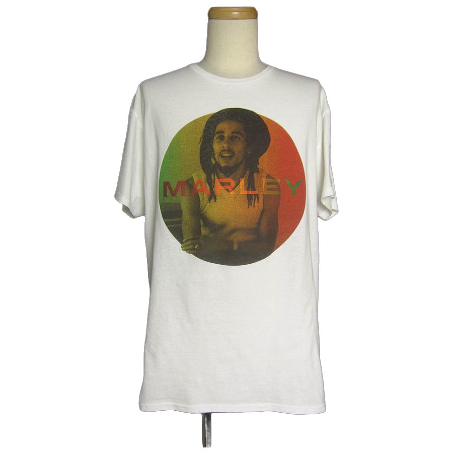 BOB MARLEY ボブマーリー レゲエ ミュージシャン Tシャツ 白 ZION