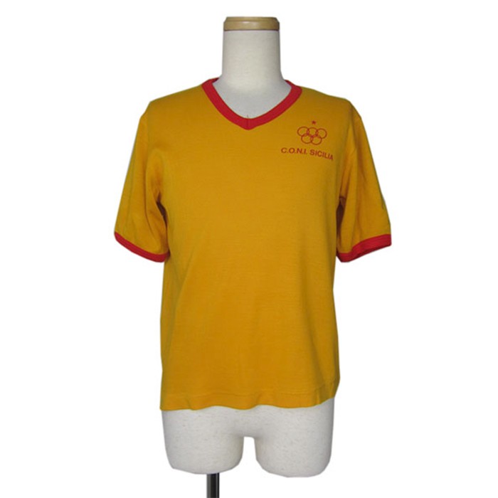 イタリア製 五輪 オリンピックマーク アクリル ビンテージTシャツ