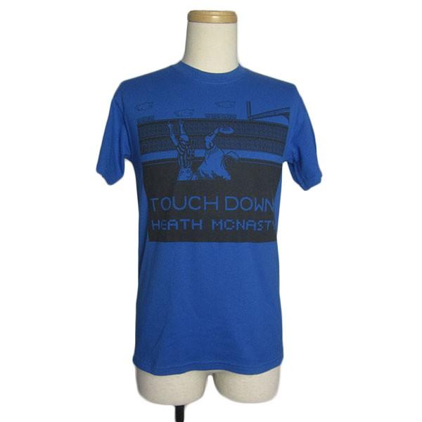 アメフト プリントTシャツ GILDAN　青