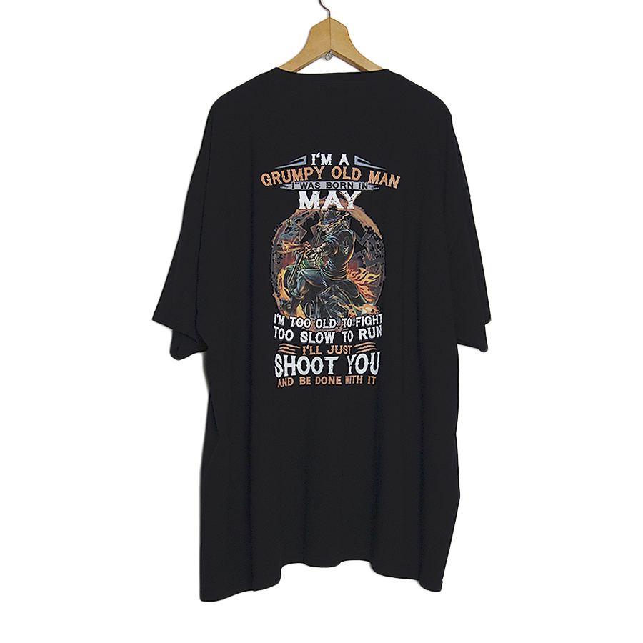 新品 FRUIT OF THE LOOM バックプリントTシャツ 大きいサイズ 骸骨のバイカー