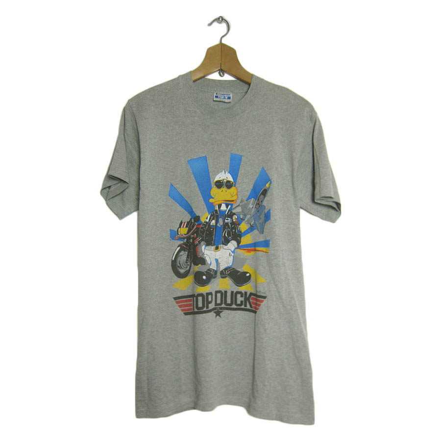 Hanes ヴィンテージ プリントTシャツ TOP DUCK アヒルのキャラクター