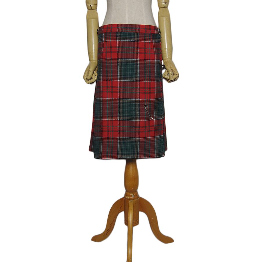 スコットランド タータンチェック ウール キルトスカート Scottish Sportswear