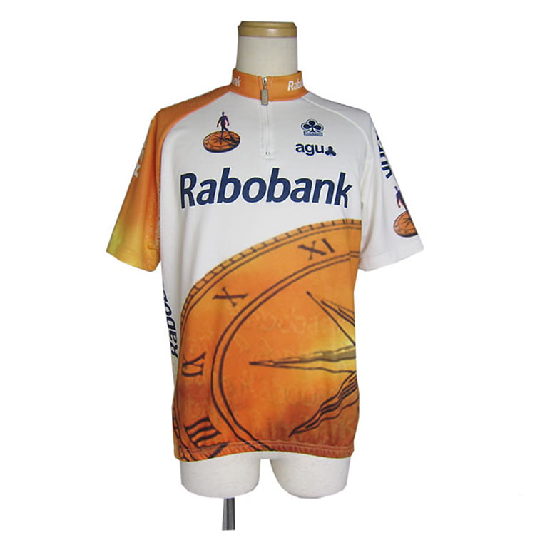 イタリア agu サイクリングジャージ 自転車ウェア Rabobank　