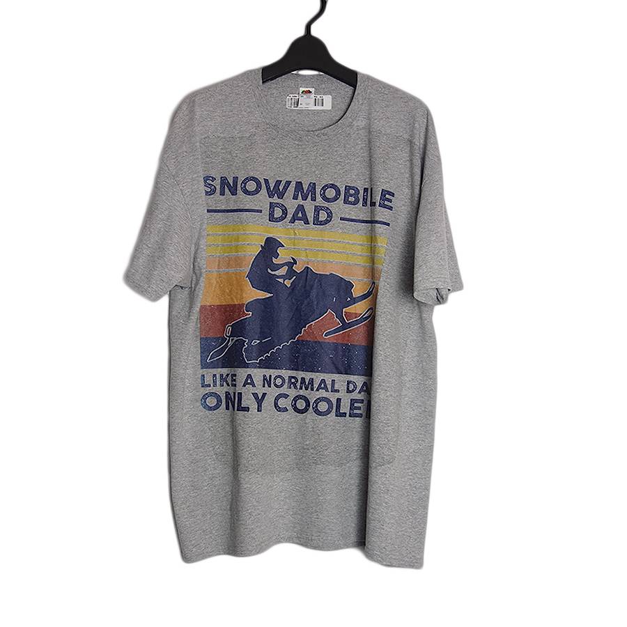 SNOWMOBILE プリントTシャツ デッドストック アスレチックヘザー XL アウトレット