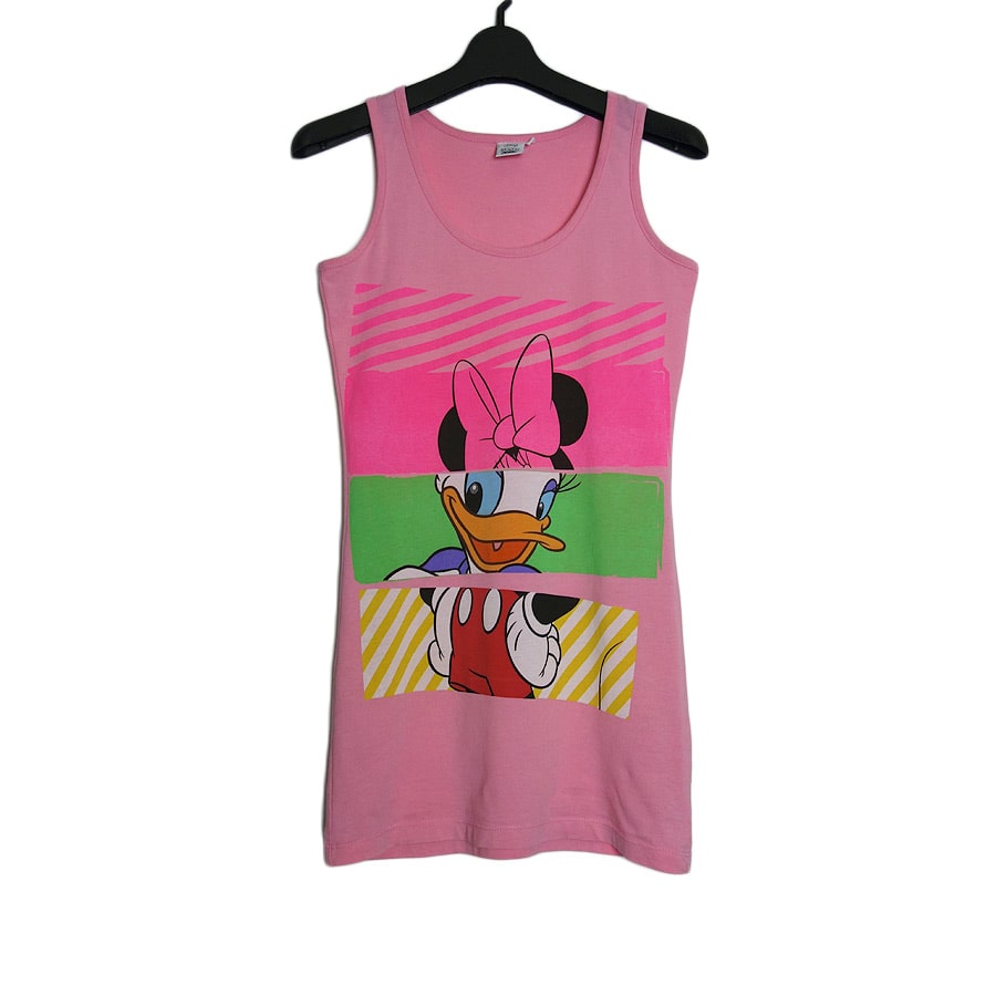 ロング丈 レディースタンクトップ Disney MICKEY MOUSE & Friends