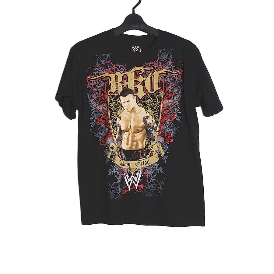 WWE ランディ・オートン プロレス プリントTシャツ 新品 ORTON 黒 プロレスラー