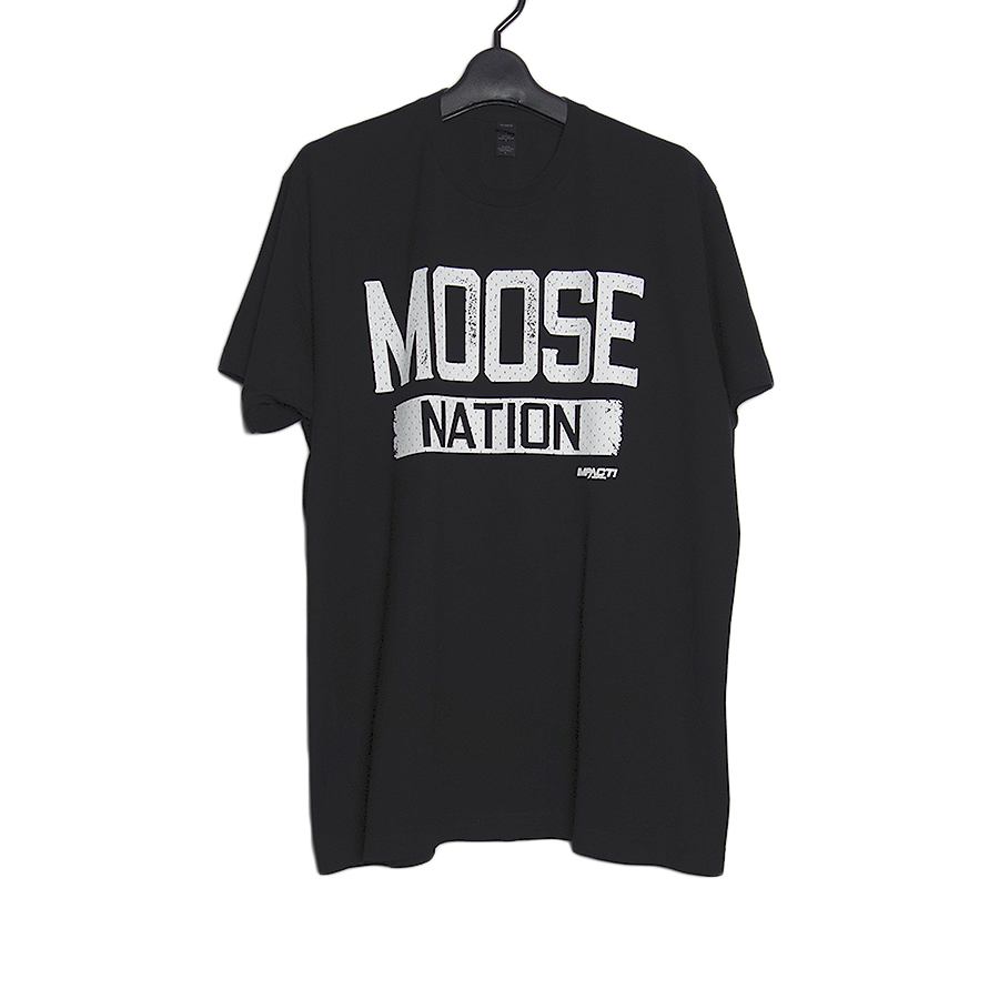 ムース プロレス プリントTシャツ 新品 MOOSE NATION 黒 プロレスラー