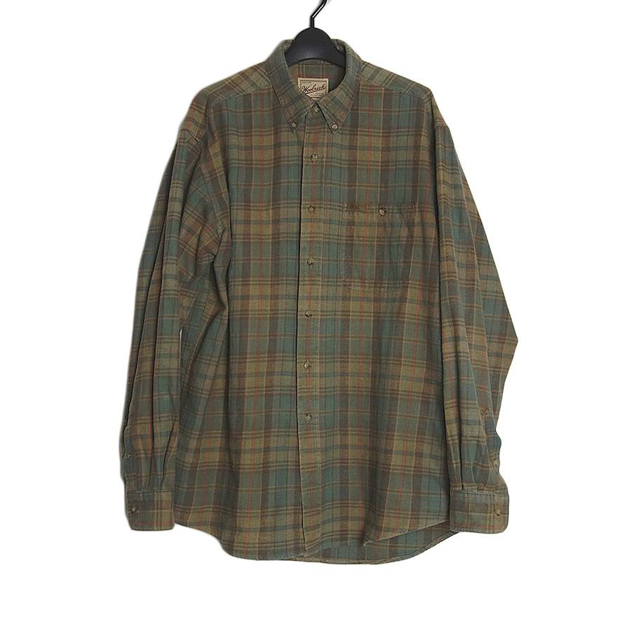 チェック柄 B.D.ネルシャツ Woolrich