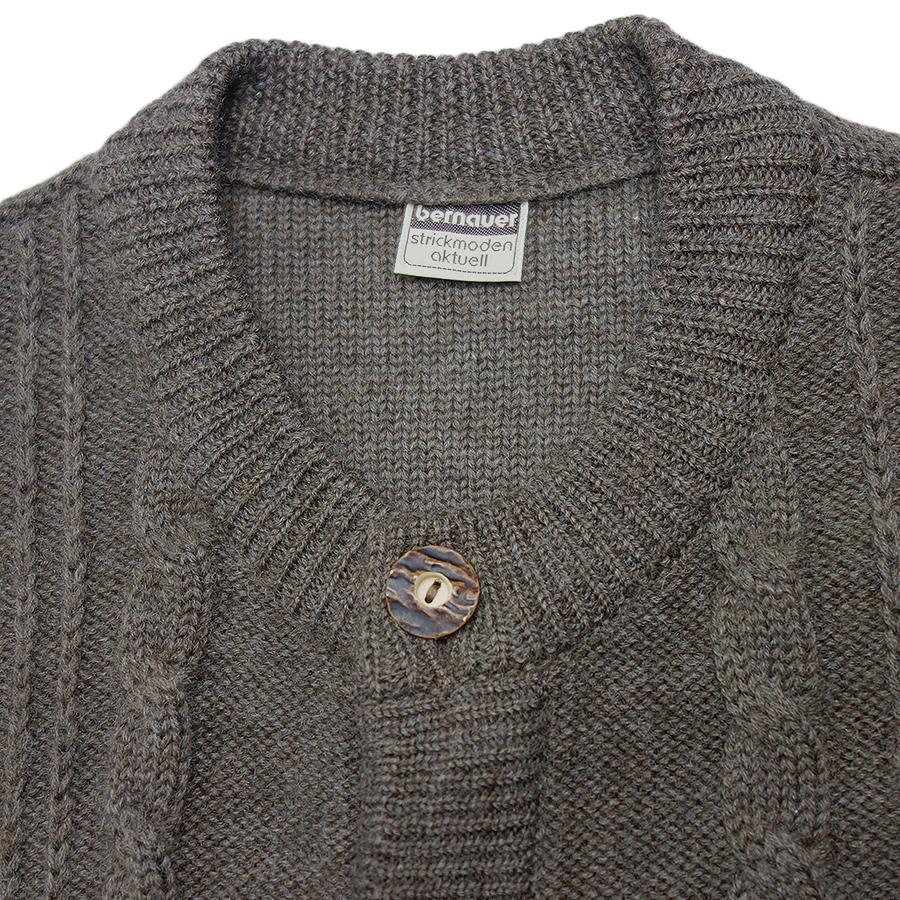 bernauer strickmoden チロリアン ウールニットジャケット